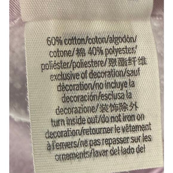 PINK Victorias Secret Womens Sweatshirt Top XXL Light Pink Quarter Zip Pullover - Picture 8 of 8